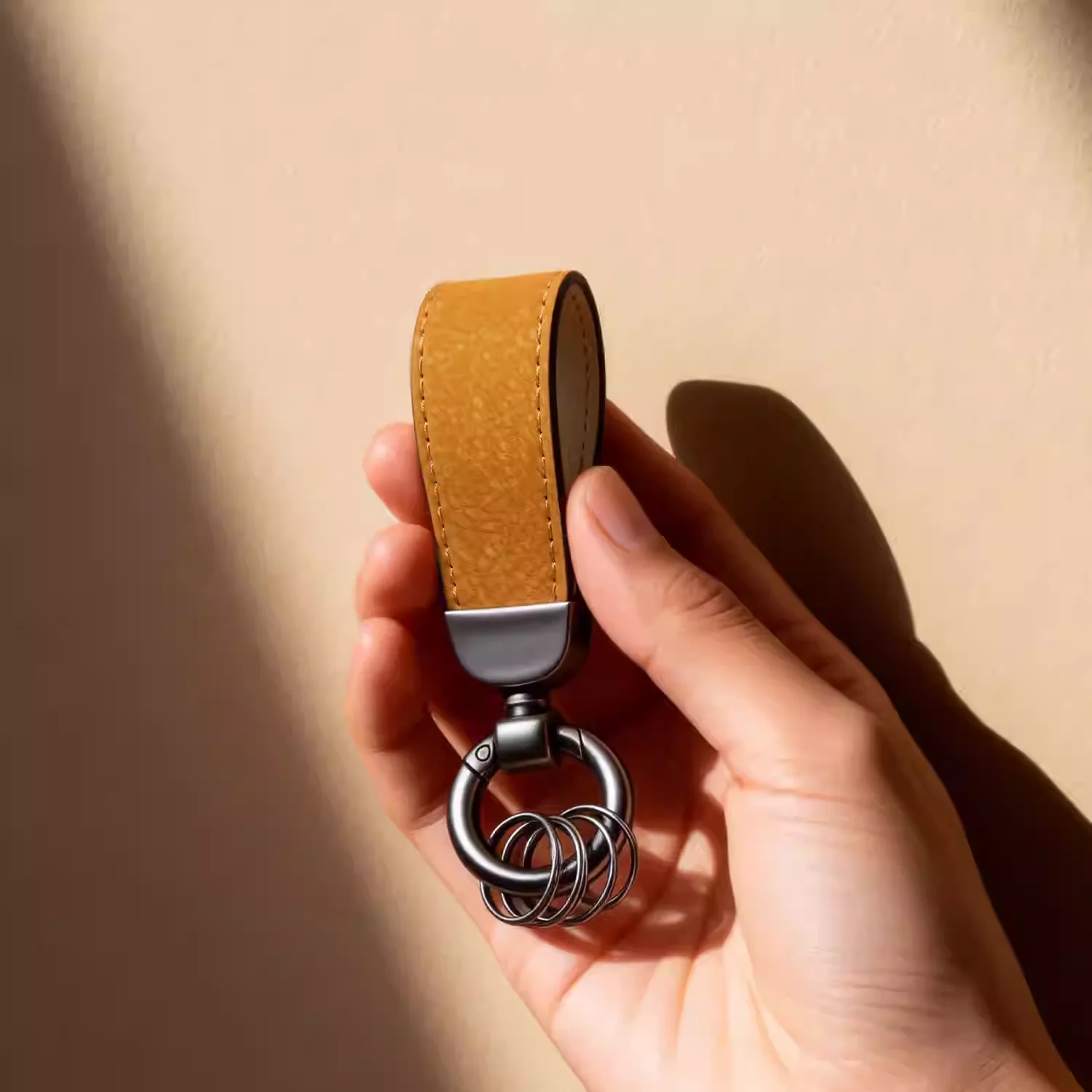 Chic & Minimalist Mini Wrist Strap Keychain, Personalized Backpack Charm, Multi-Color Key Ring for Men & Women - Image 3