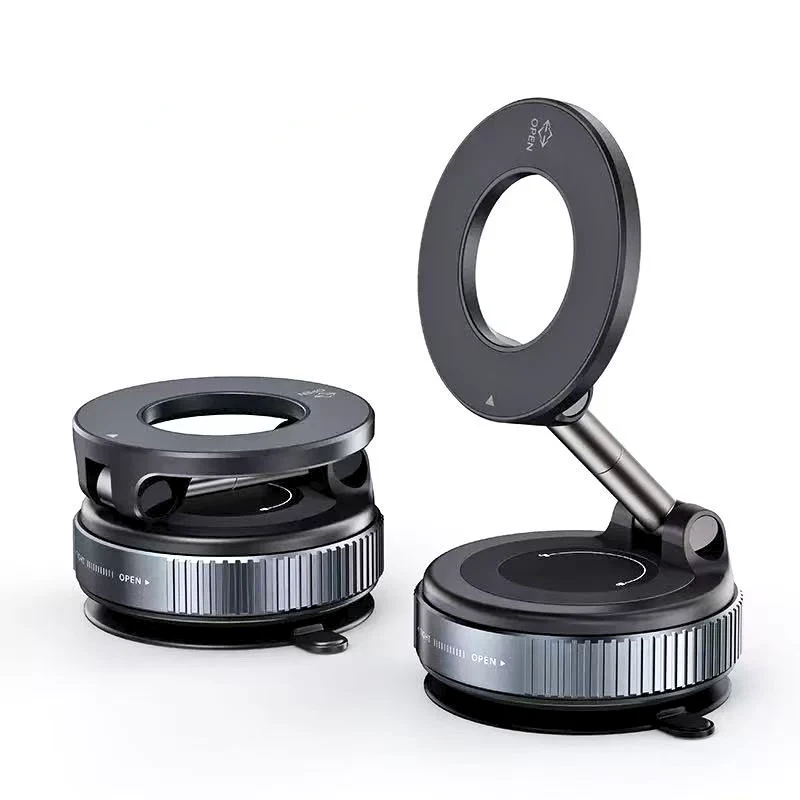 [104]Epoxy Suction Magnetic Car Holder 360° Rotation for Car Dashboard & Wind Screen Strong Magnet