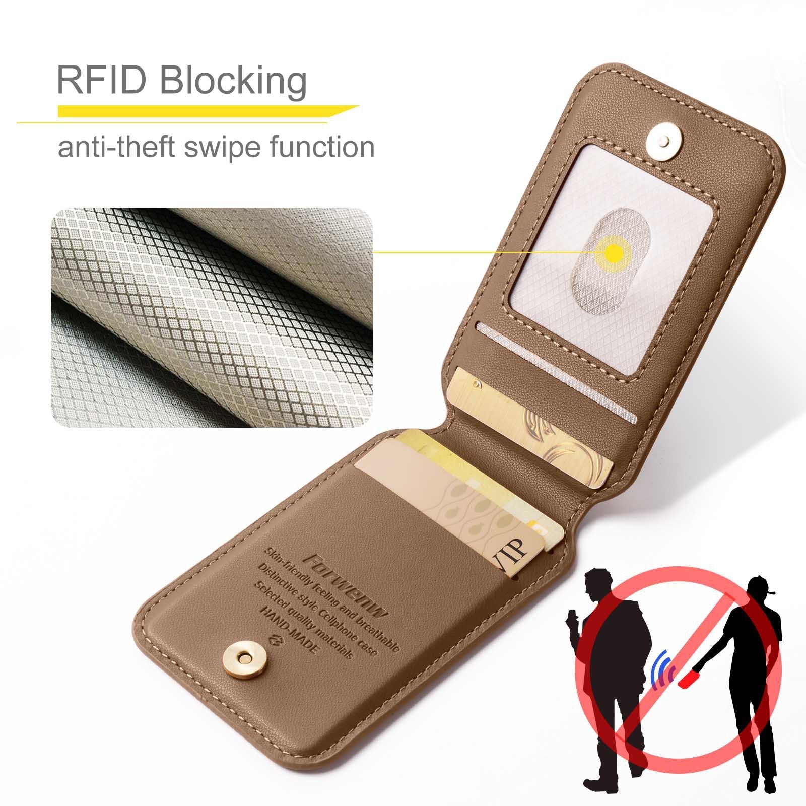 [2 in 1 Detachable][Magsafe Compatible] Apple iPhone 12/Mini/Pro/Pro Max Forwenw Leather Shockproof Card Holder Wallet Series Case - Image 5