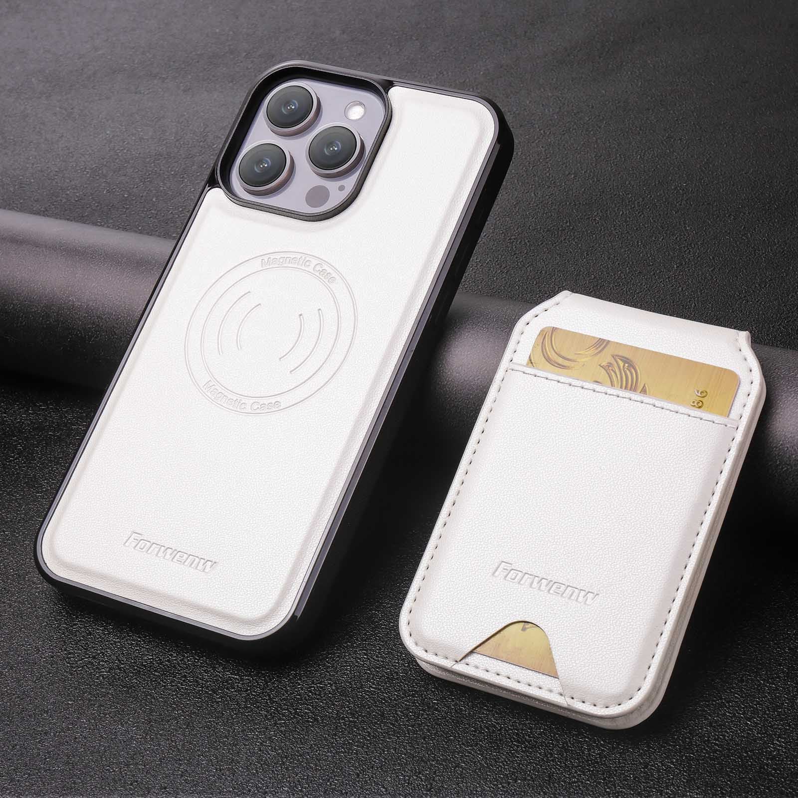 [2 in 1 Detachable][Magsafe Compatible] Apple iPhone 12/Mini/Pro/Pro Max Forwenw Leather Shockproof Card Holder Wallet Series Case - Image 8