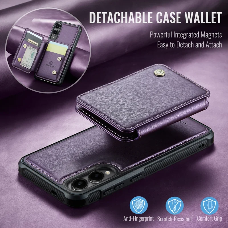 [2-in-1 Detachable][With Card Slot] Samsung Galaxy S25 Edge (SM-S937) Business-Class Magnetic Card Holder Case - Image 2