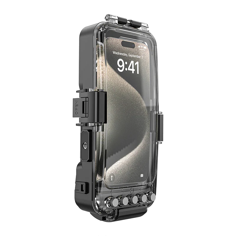 [Upgade Version Bluetooth Version][Diving IPX8 30M/98FT Waterproof] Universal OPPO Find X8 Pro - Redpepper Underwater Protective Lanyard Mobile Phone Case - Image 2