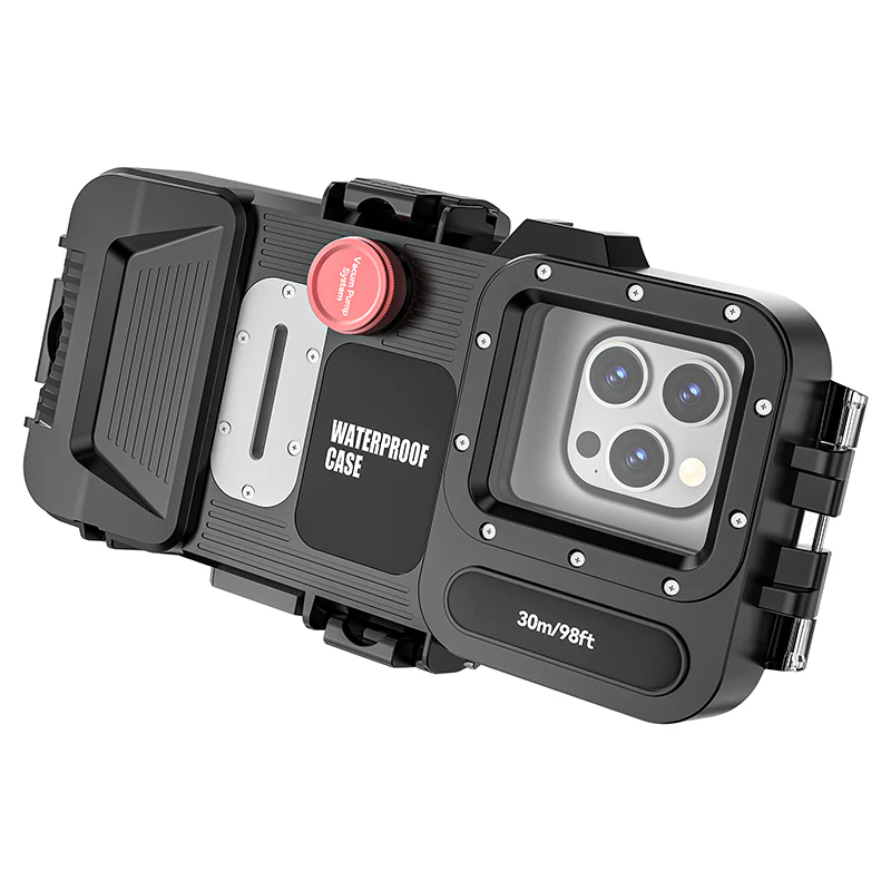 [Upgade Version Bluetooth Version][Diving IPX8 30M/98FT Waterproof] Universal OPPO Find X8 Pro - Redpepper Underwater Protective Lanyard Mobile Phone Case - Image 3