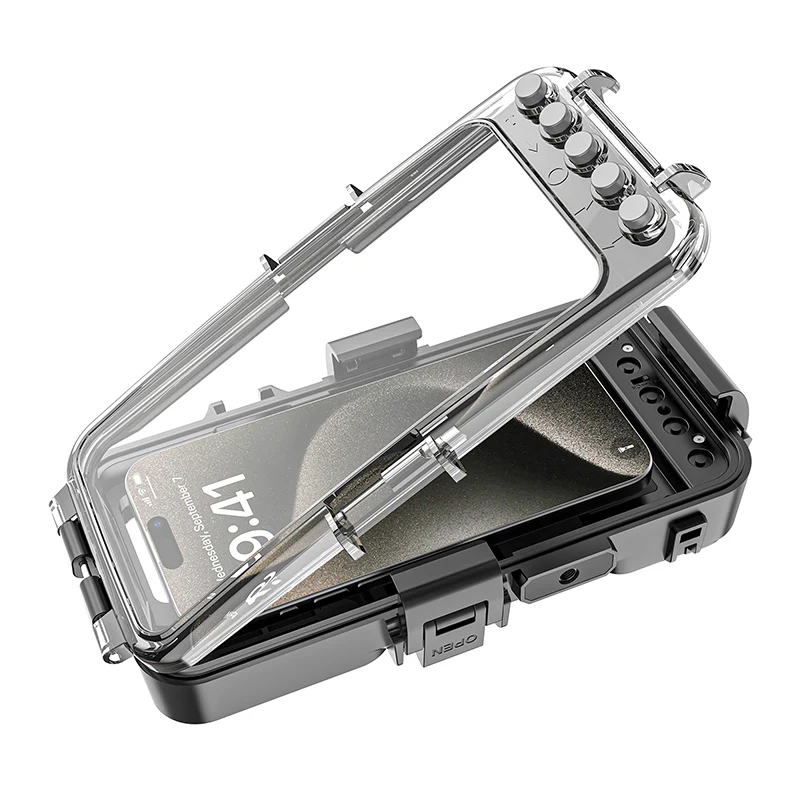 [Upgade Version Bluetooth Version][Diving IPX8 30M/98FT Waterproof] Universal OPPO Find X8 Pro - Redpepper Underwater Protective Lanyard Mobile Phone Case - Image 5