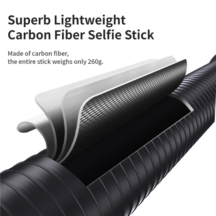 [3M Super Long] AMAGISN 3m Carbon Fiber Selfie Stick Sports Camera Extension Pole for Insta360 / DJI / GoPro - Image 11