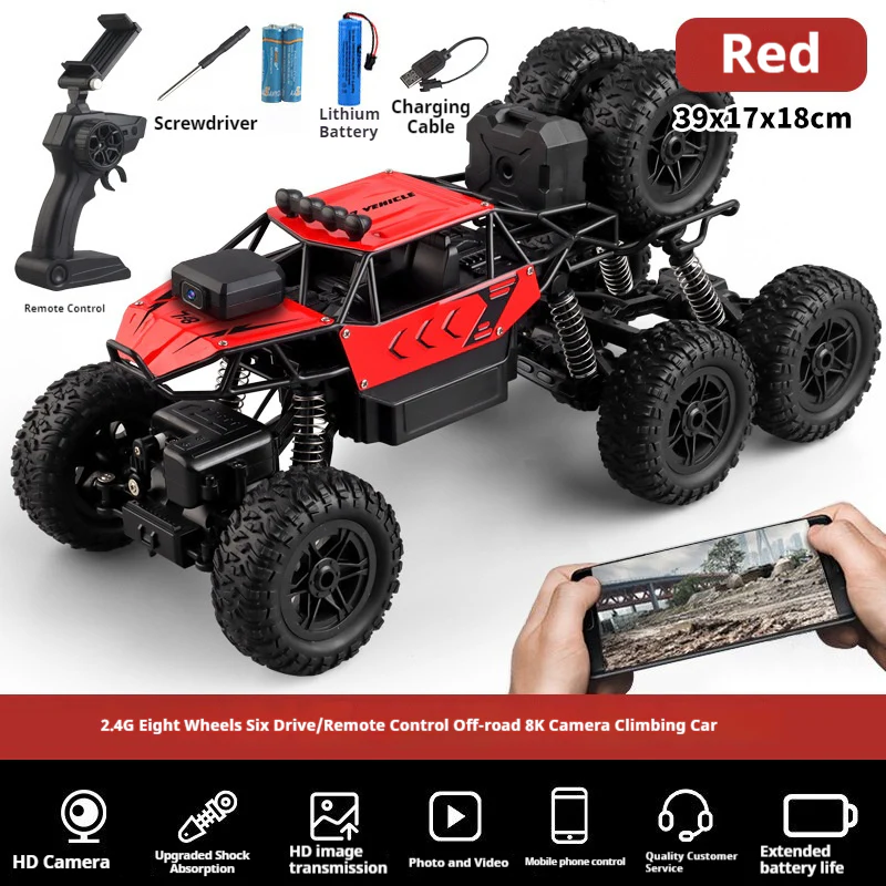 4/6WD Electric Off-Road RC Car with HD Camera – The Ultimate Adventure Gift for Kids - Image 17