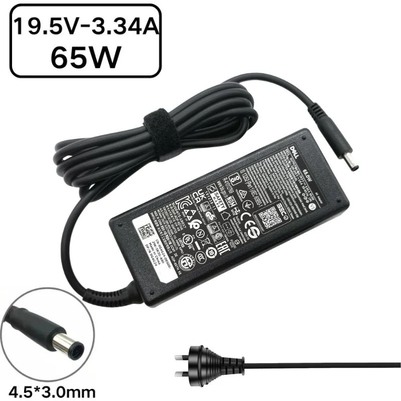 [65W/19.5V-3.34A][4.5*3.0] Dell Inspiron Laptop AC Power Adapter Laptop Charger (AU Plug)