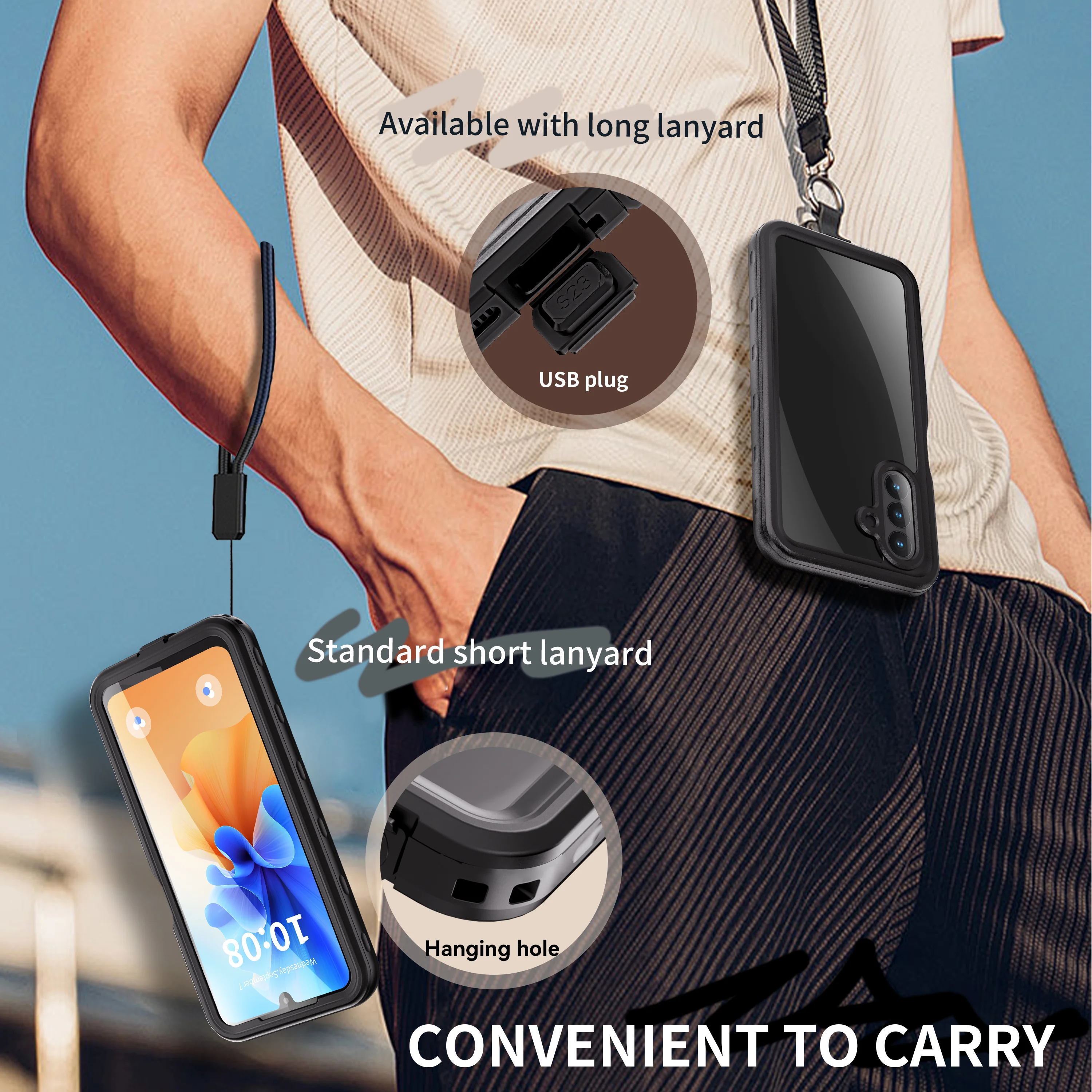 [A Series] Samsung Galaxy A26 Redpepper IP68 Waterproof Heavy Duty Tough Armor Case - Image 11