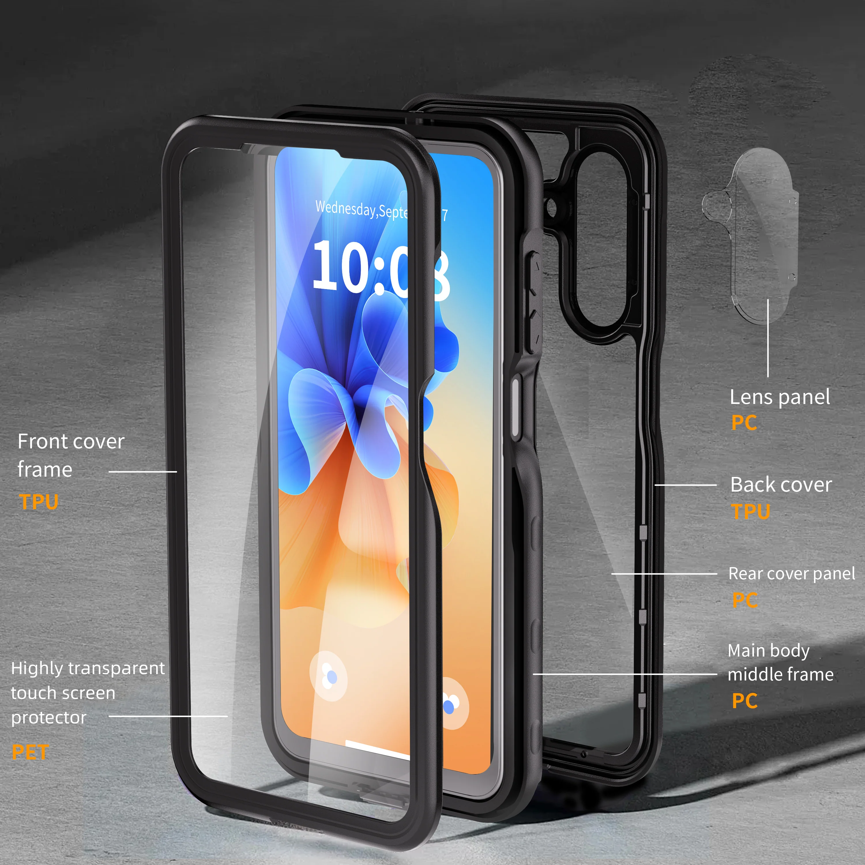 [A Series] Samsung Galaxy A26 Redpepper IP68 Waterproof Heavy Duty Tough Armor Case - Image 3