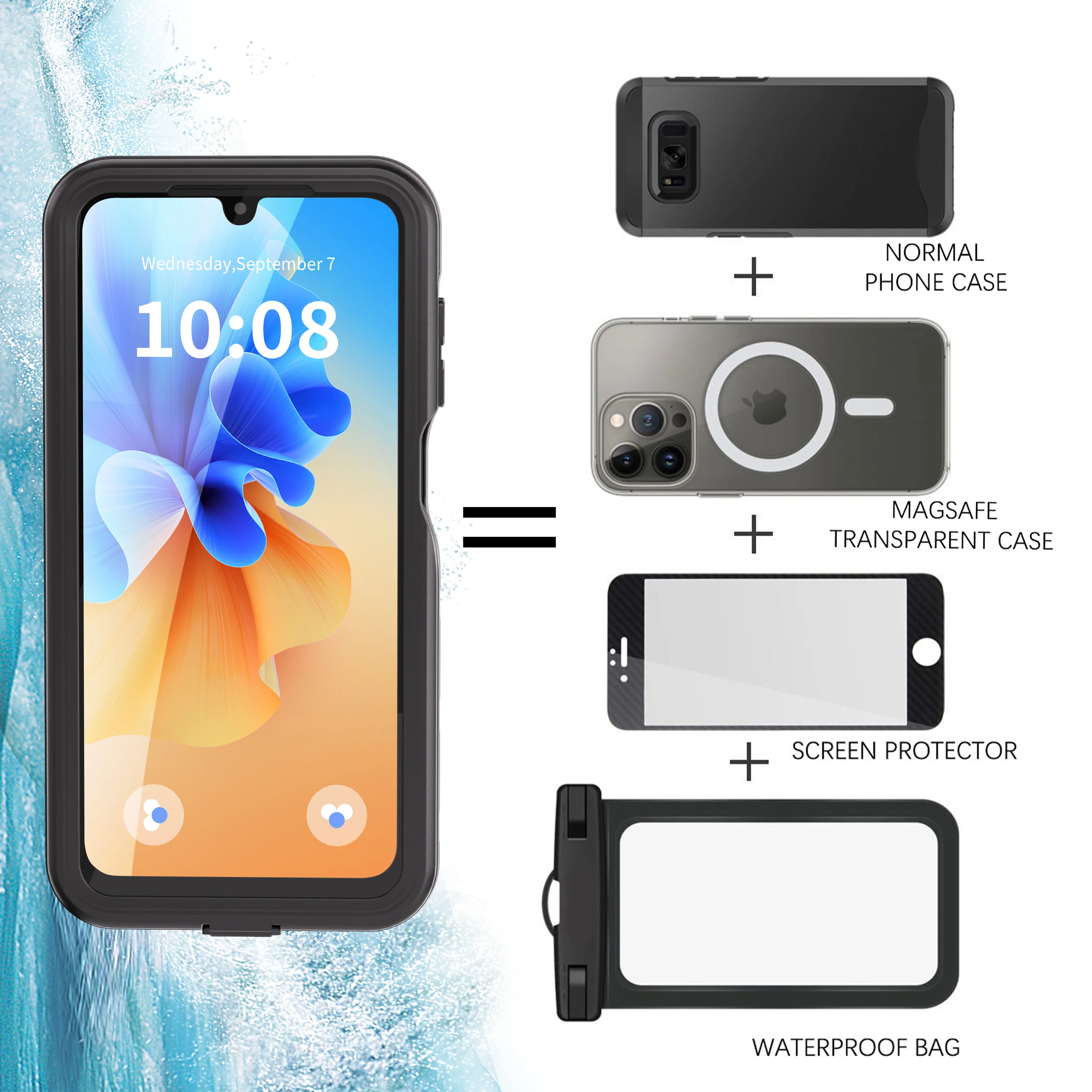 [A Series] Samsung Galaxy A26 Redpepper IP68 Waterproof Heavy Duty Tough Armor Case - Image 4