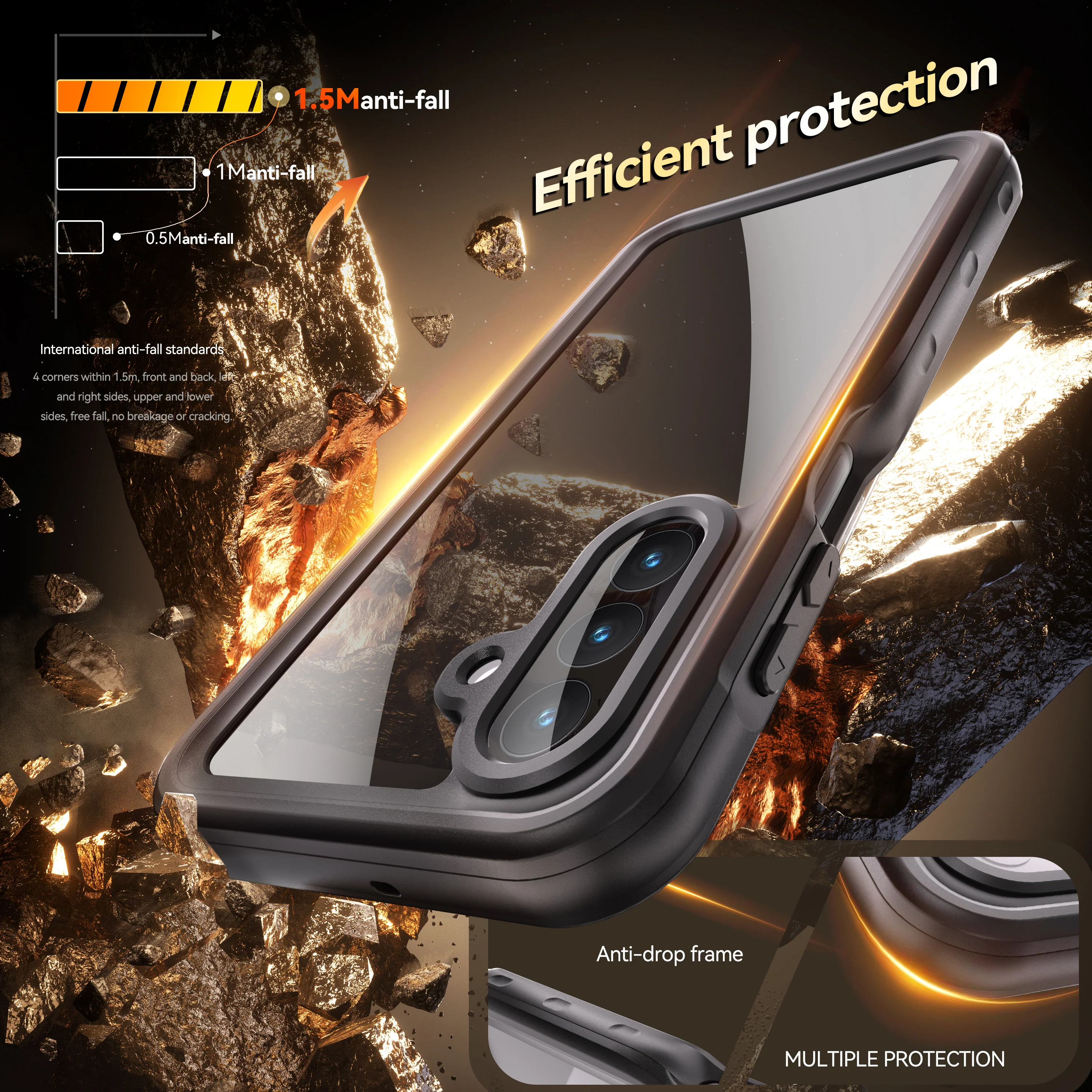 [A Series] Samsung Galaxy A26 Redpepper IP68 Waterproof Heavy Duty Tough Armor Case - Image 7