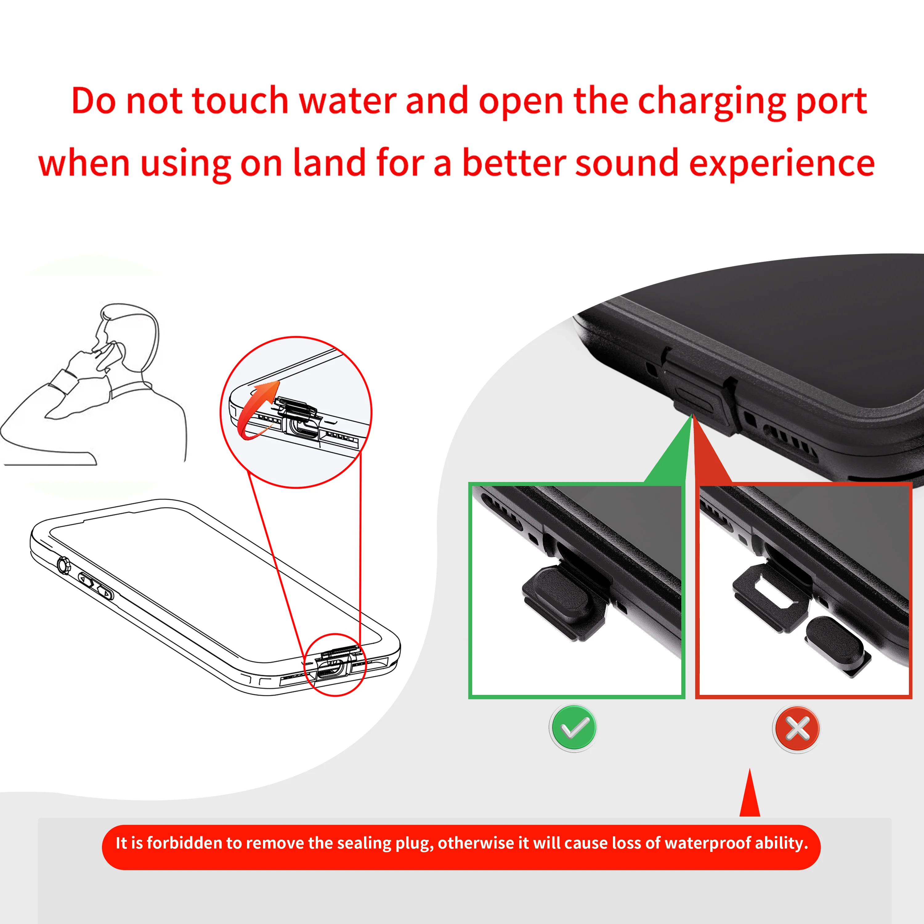 [A Series] Samsung Galaxy A56 Redpepper IP68 Waterproof Heavy Duty Tough Armor Case - Image 11