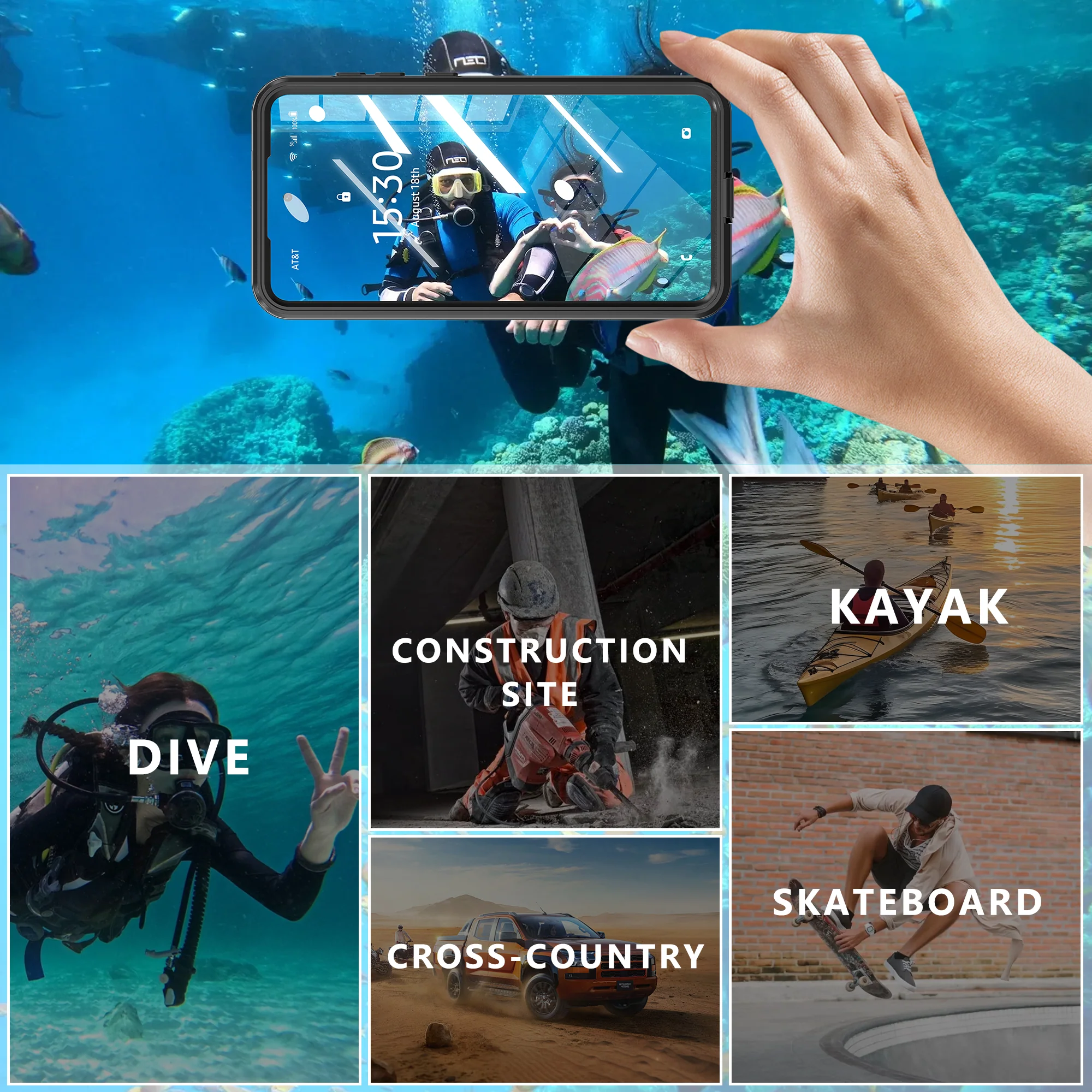 [A Series] Samsung Galaxy S25 Edge Redpepper IP68 Waterproof Heavy Duty Tough Armor Case - Image 10