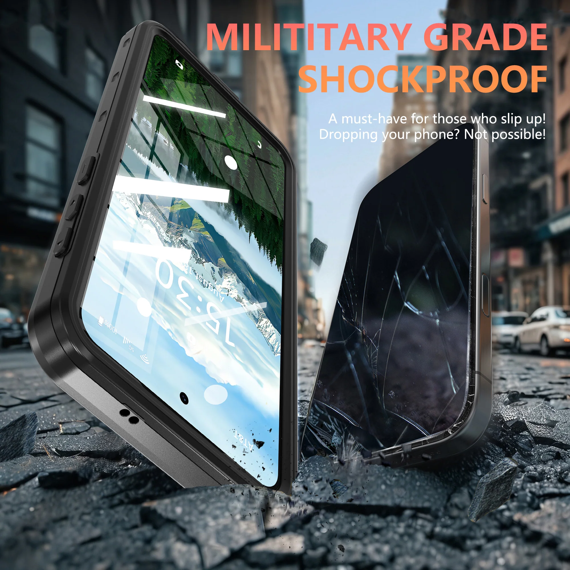 [A Series] Samsung Galaxy S25 Edge Redpepper IP68 Waterproof Heavy Duty Tough Armor Case - Image 4