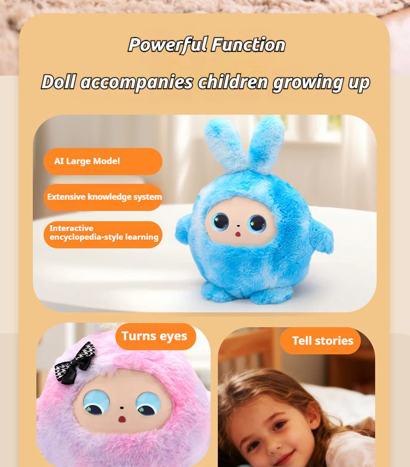 AI Smart Interactive Companion Plush Toy – Voice Chat, Emotional Support & Multi-Language Learning for Kids - Image 9