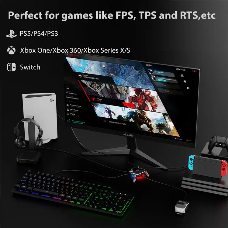 Aimzenix XBox Switch PS5 Keyboard Mouse Adapter Converter - Image 4