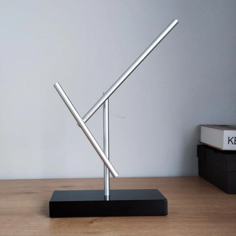 Aluminium Swinging Sticks Kinetic Energy Sculpture Perpetual Motion Art - Desktop Toy Version - Image 2