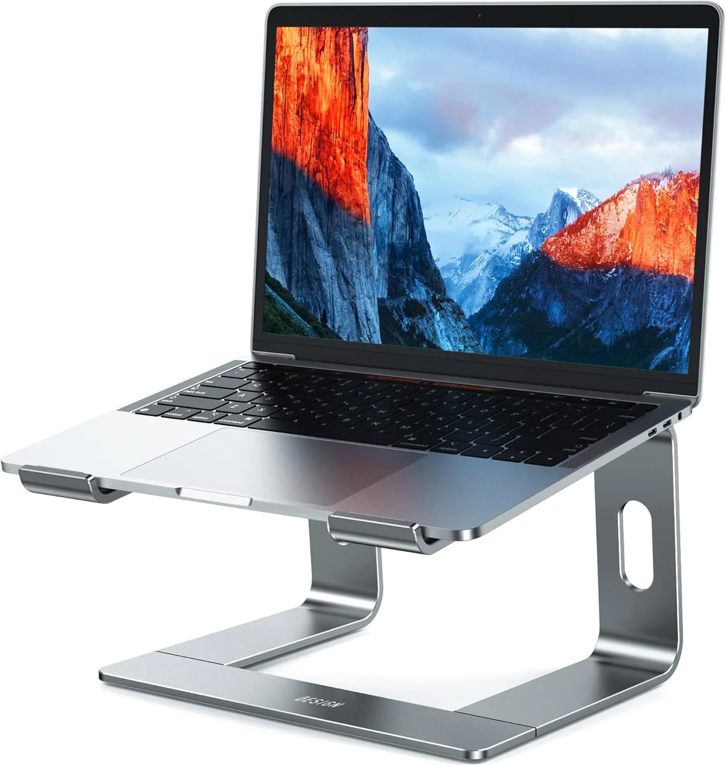 Aluminum Laptop Stand, Ergonomic Detachable Computer Stand, Riser Holder Notebook Stand Compatible with Macbook, Pro, Dell, HP, Lenovo More 10-15.6" Laptops