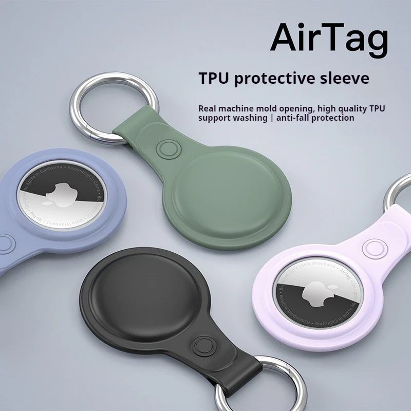 Apple AirTag Tracking Anti-Loss TPU Silicone Keychain Protective Case - Image 6