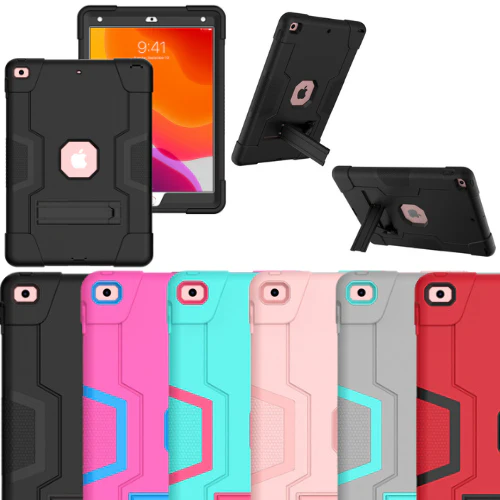 Apple iPad 10.9/11'' 10/11th Gen (2022/2025) Defender Heavy Duty Drop Proof Rugged Protective Stand Case - Image 2