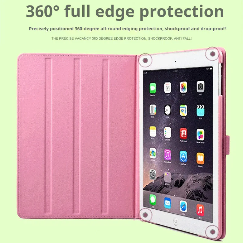 Apple iPad 7/8/9 10.2'' 7/8/9th Gen (2019/2020/2021) Smart Full-cover Leather Flip Case - Image 6