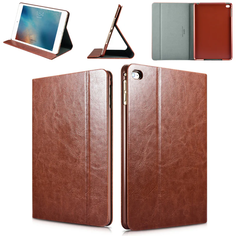 Apple iPad 5/6 9.7'' 5/6th Gen (2017/2018) Premium Minimalist Flip Leather Case