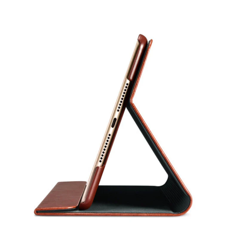 Apple iPad 5/6 9.7'' 5/6th Gen (2017/2018) Premium Minimalist Flip Leather Case - Image 2