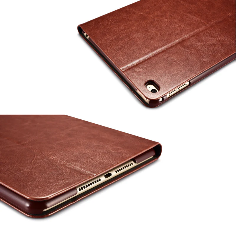 Apple iPad 5/6 9.7'' 5/6th Gen (2017/2018) Premium Minimalist Flip Leather Case - Image 3