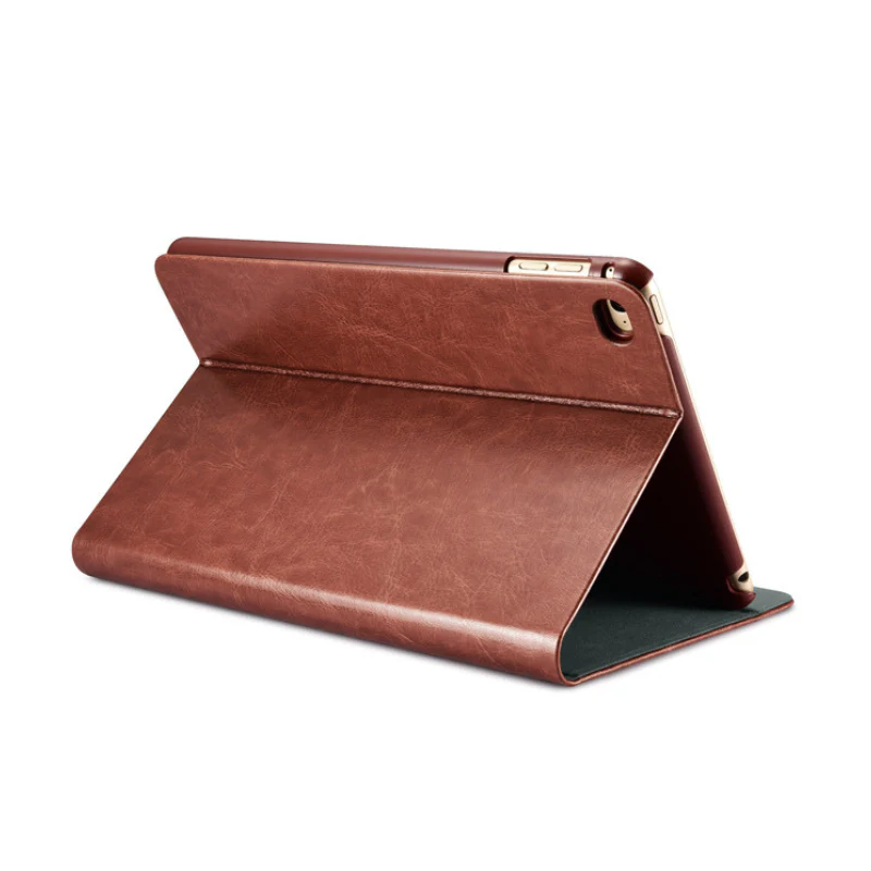 Apple iPad 5/6 9.7'' 5/6th Gen (2017/2018) Premium Minimalist Flip Leather Case - Image 4
