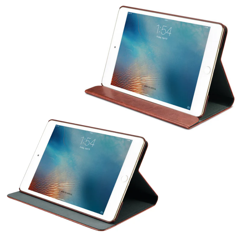 Apple iPad 5/6 9.7'' 5/6th Gen (2017/2018) Premium Minimalist Flip Leather Case - Image 6