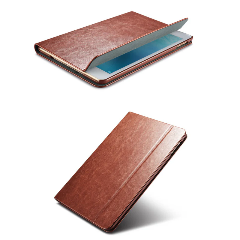 Apple iPad 5/6 9.7'' 5/6th Gen (2017/2018) Premium Minimalist Flip Leather Case - Image 7