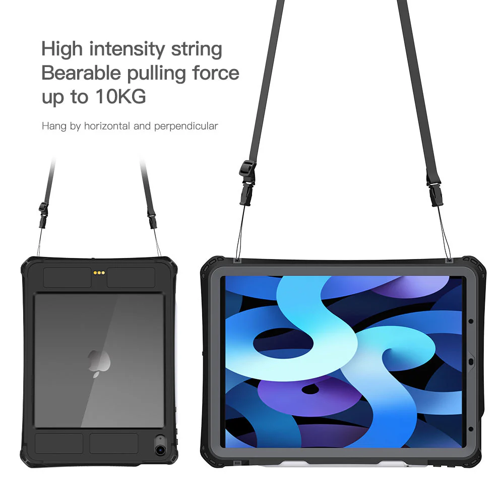 Apple iPad Air 11-inch M2/M3/M4 (2024/2025/2026) Shellbox A Series Waterproof Heavy Duty Lifeproof Style Case - Image 5