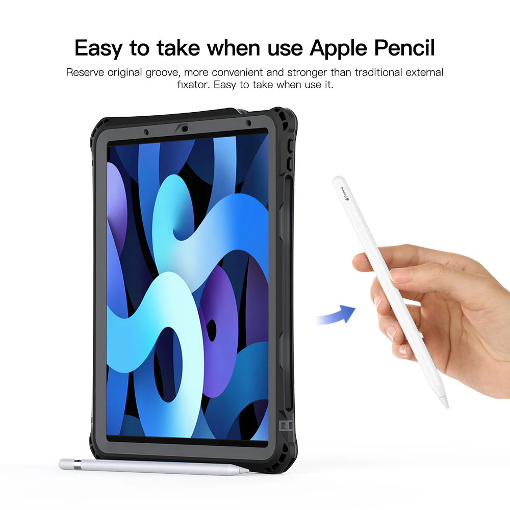 Apple iPad Air 11-inch M2/M3/M4 (2024/2025/2026) Shellbox A Series Waterproof Heavy Duty Lifeproof Style Case - Image 8