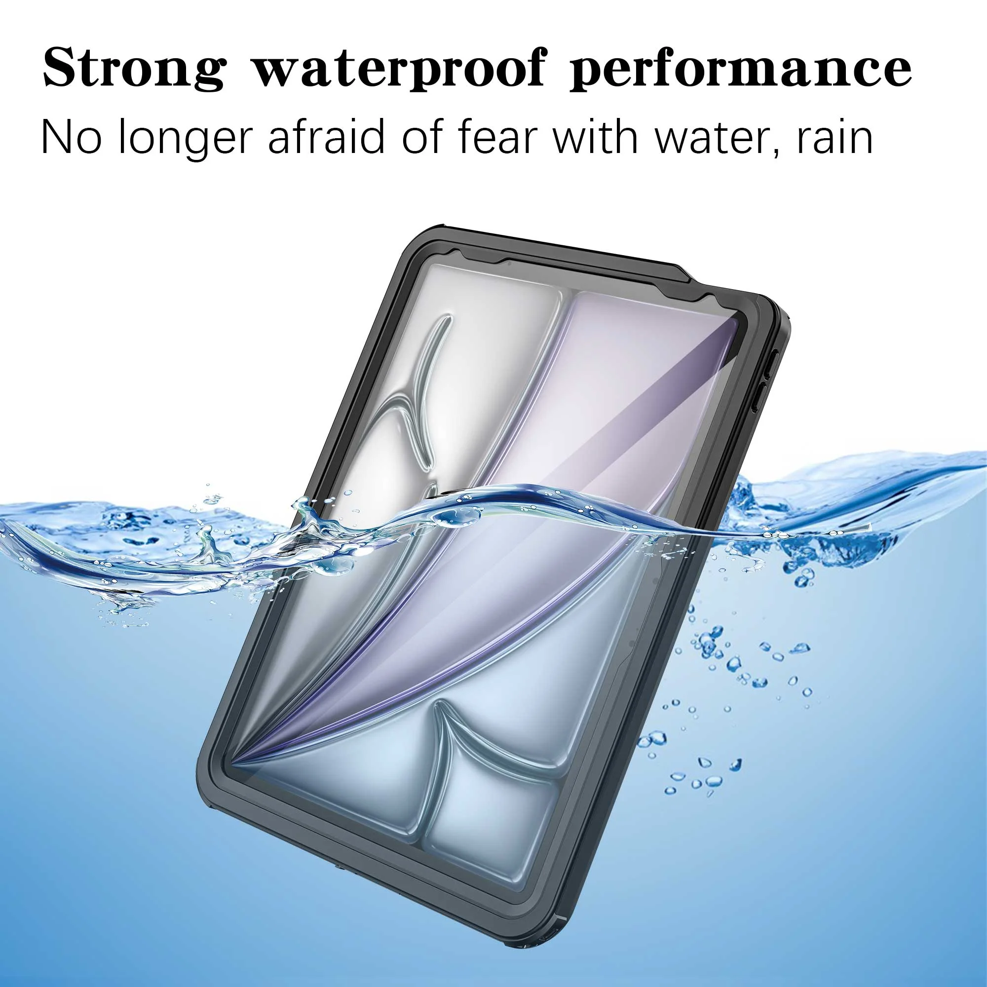 Apple iPad Air 11-inch M2/M3/M4 (2024/2025/2026) Shellbox B Series Waterproof Heavy Duty Lifeproof Style Case - Image 2