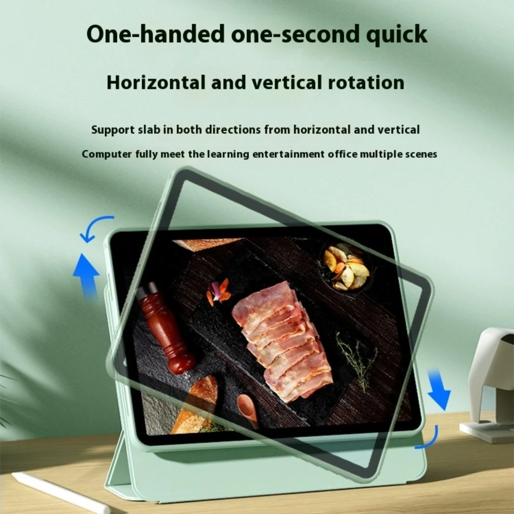 Apple iPad Air 11-inch M2/M3/M4 (2024/2025/2026) - 360 Degree Rotating Smart Magnetic Stand Protective Case - Image 10