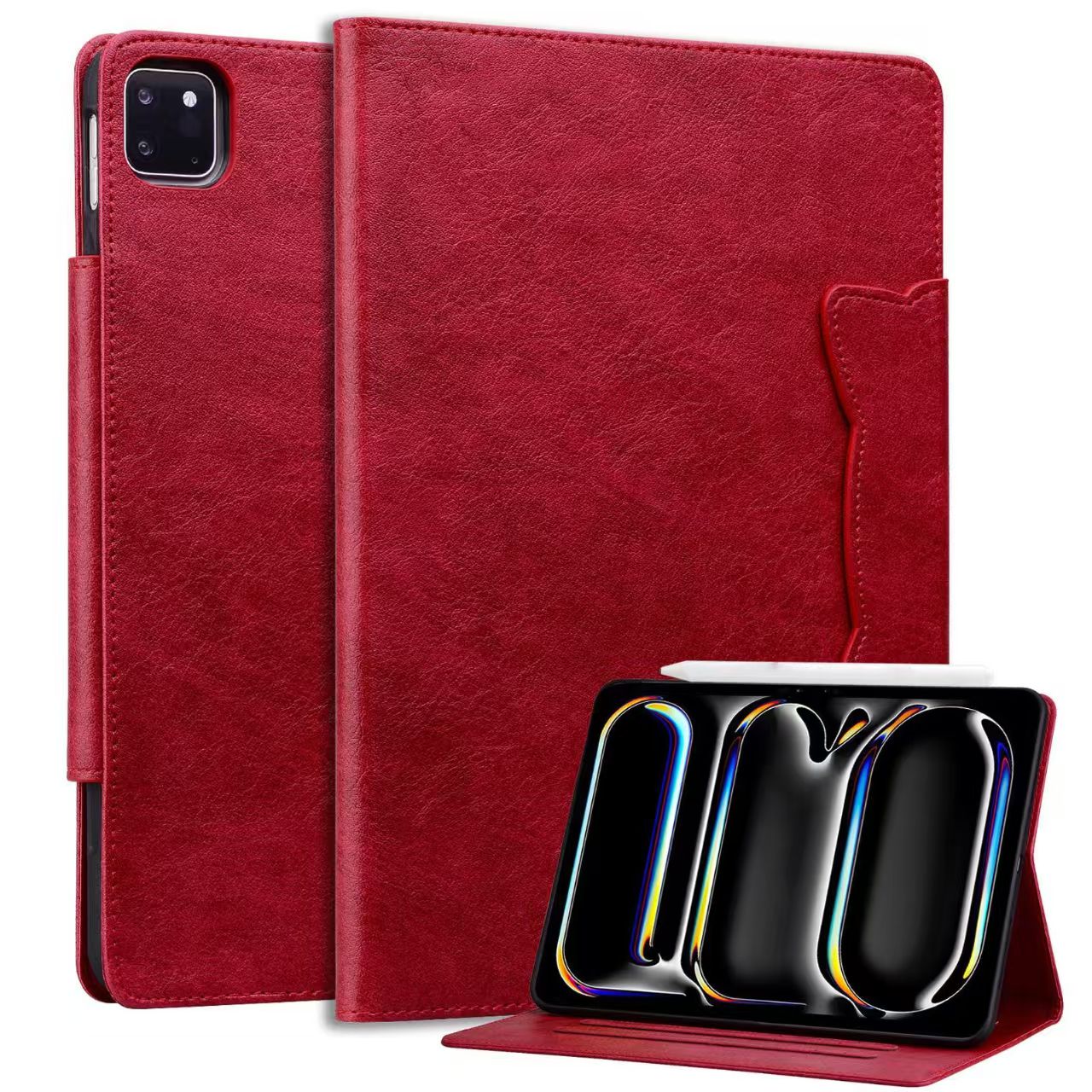 Apple iPad Pro 11-inch M4/M5 (2024/2025) Business Retro Matte Leather Protective Case - Image 3