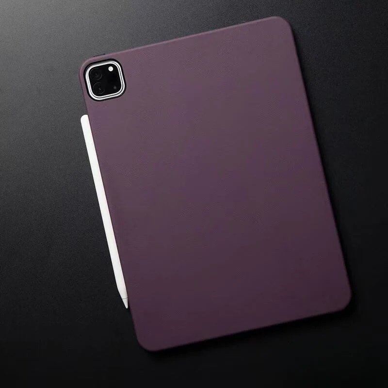 Apple iPad Air 13-inch M2/M3/M4 (2024/2025/2026) Genuine Leather Full-protection Shockproof Case - Image 12