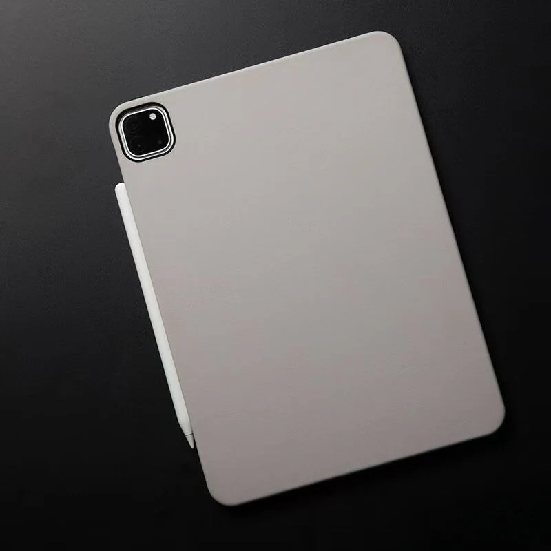 Apple iPad Air 13-inch M2/M3/M4 (2024/2025/2026) Genuine Leather Full-protection Shockproof Case - Image 14