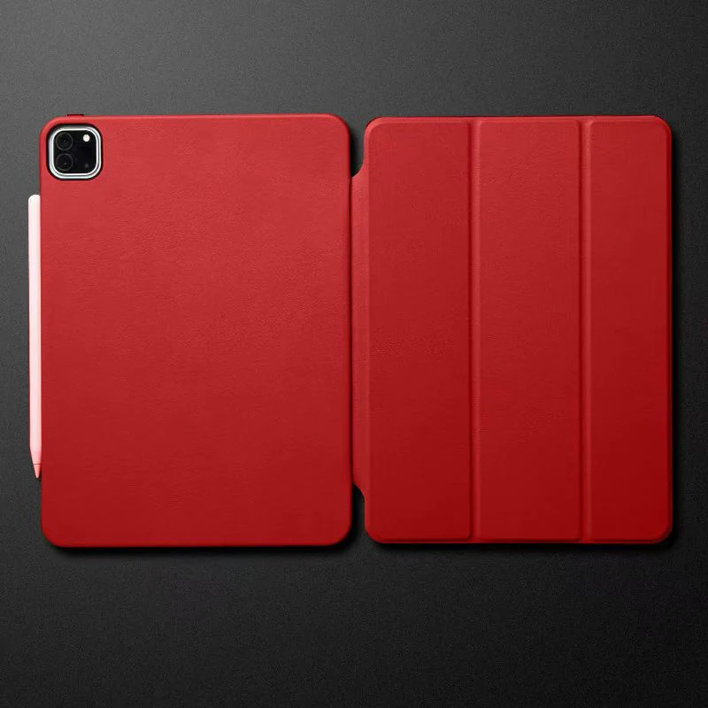 Apple iPad Air 13-inch M2/M3/M4 (2024/2025/2026) Genuine Leather Full-protection Shockproof Case - Image 20