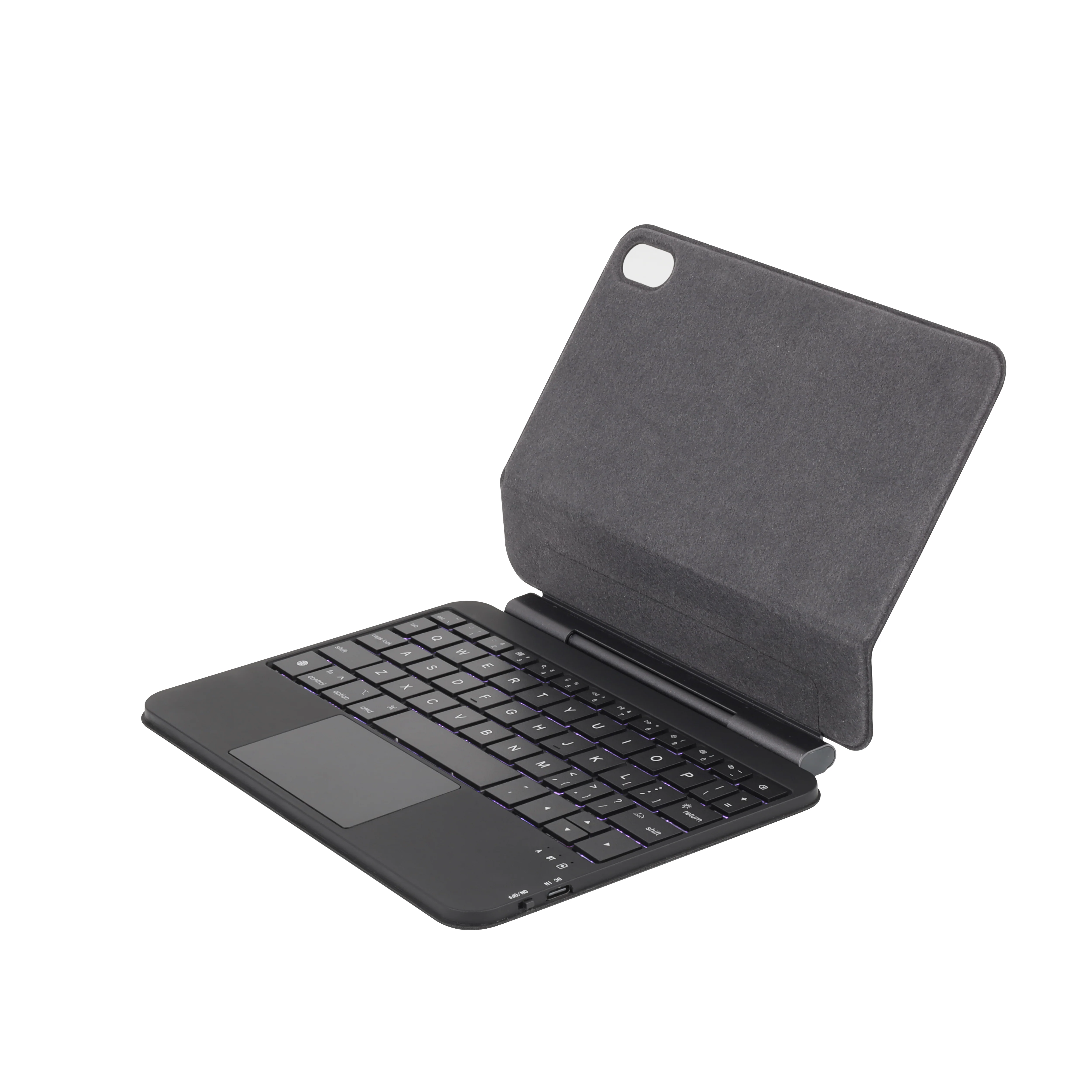Apple iPad Mini 8.3'' 6/7th Gen (2021/2024) - Easy-Set Floating Cantilever Stand Precision Multi-Touch Trackpad Smart Wireless Keyboard Case With Backlit Keys - Image 16
