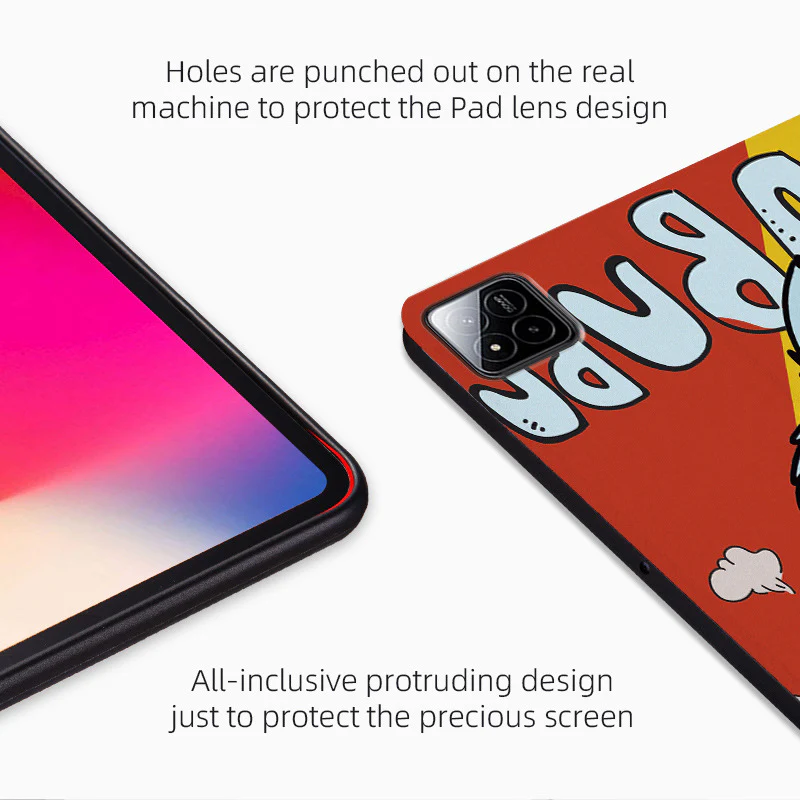Xiaomi Mi Pad 6/Pro 11’’ 2023 Cartoon Kids Painted Leather Full-Body Shockproof Case - Image 9