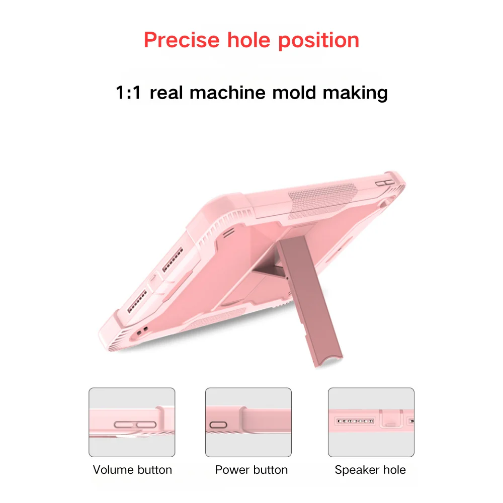 Apple iPad Pro 13-inch M4/M5 (2024/2025) - PC + Silicone 360 Degree Full Body Protective Stand Case - Image 8