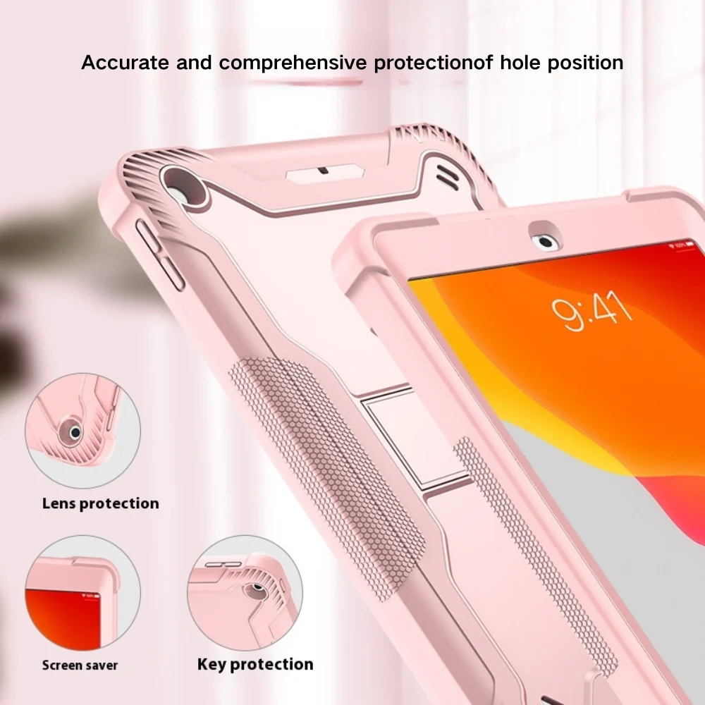 Apple iPad Pro 13-inch M4/M5 (2024/2025) - PC + Silicone 360 Degree Full Body Protective Stand Case - Image 9
