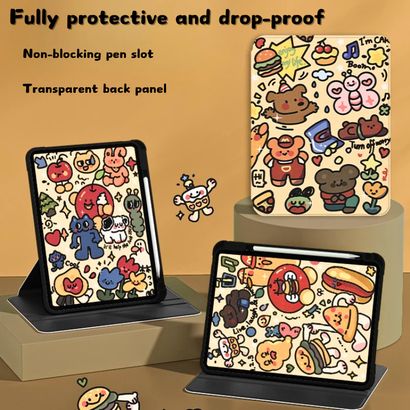 Apple iPad Pro 12.9-inch 3rd4/5/6th Gen (2018/2020/2021/2022) 360° Degree Rotate Stand Shockproof Flip Case - Image 2
