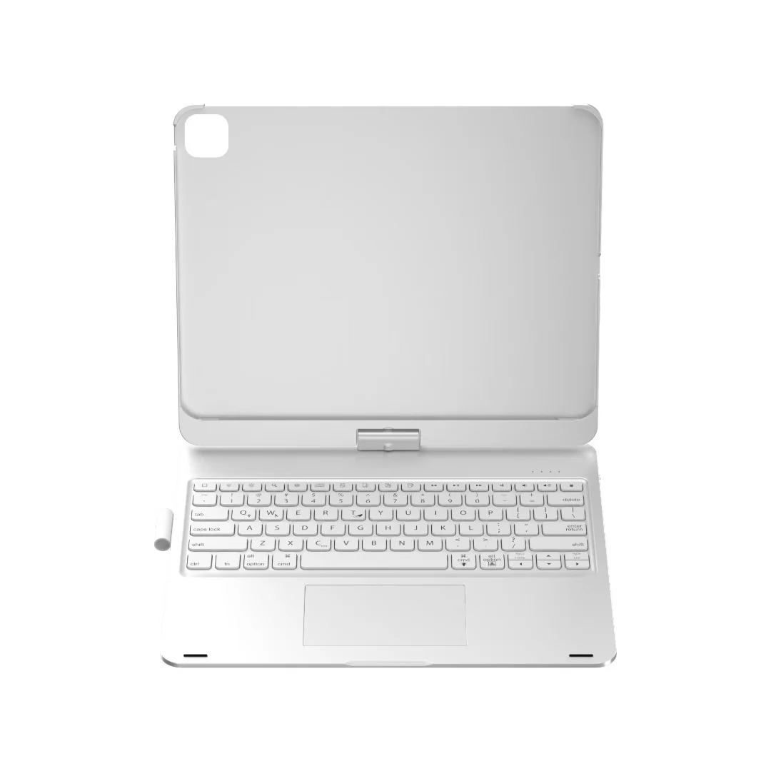 Apple iPad Pro 12.9-inch 3rd/4/5/6th Gen & Air 13" M2/M3/M4 360° Rotating Wireless Touchpad Keyboard Flip Cover Case - Image 15