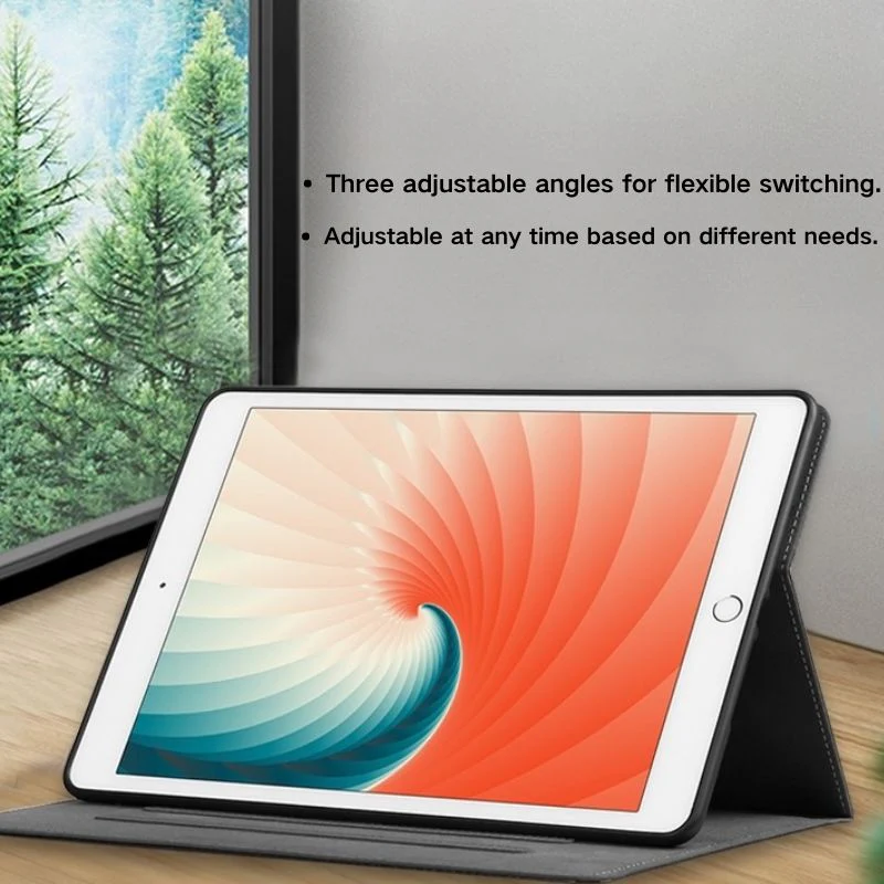 Apple iPad 10.9/11'' 10/11th Gen (2022/2025) - 360 Degree Leather Full Cover Adjustable Rotation Essentials Series Case - Image 6