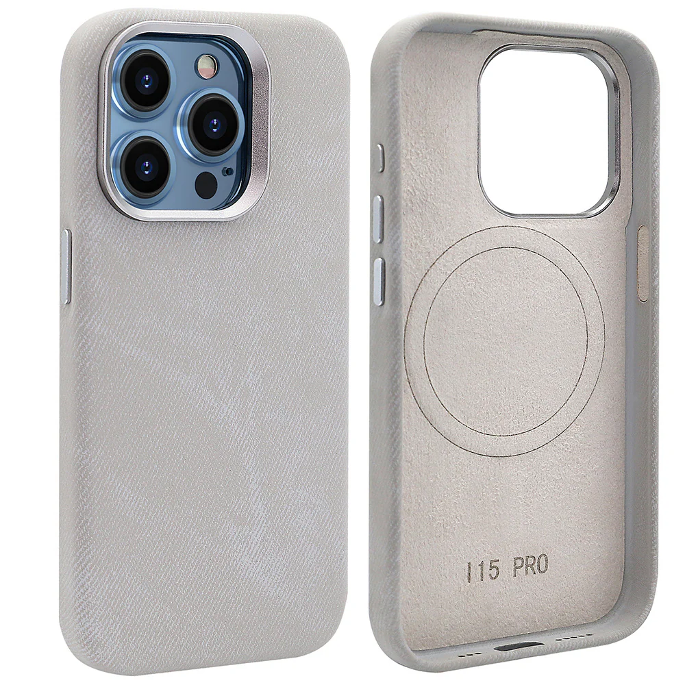 Apple iPhone 16/Plus/Pro/Pro Max Fibrous Leather Velvet Texture Shockproof Protective Case - Image 12