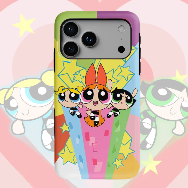Apple iPhone 17/Air/Pro/Max - Powerpuff Girls Shockproof Protective Case - Image 4