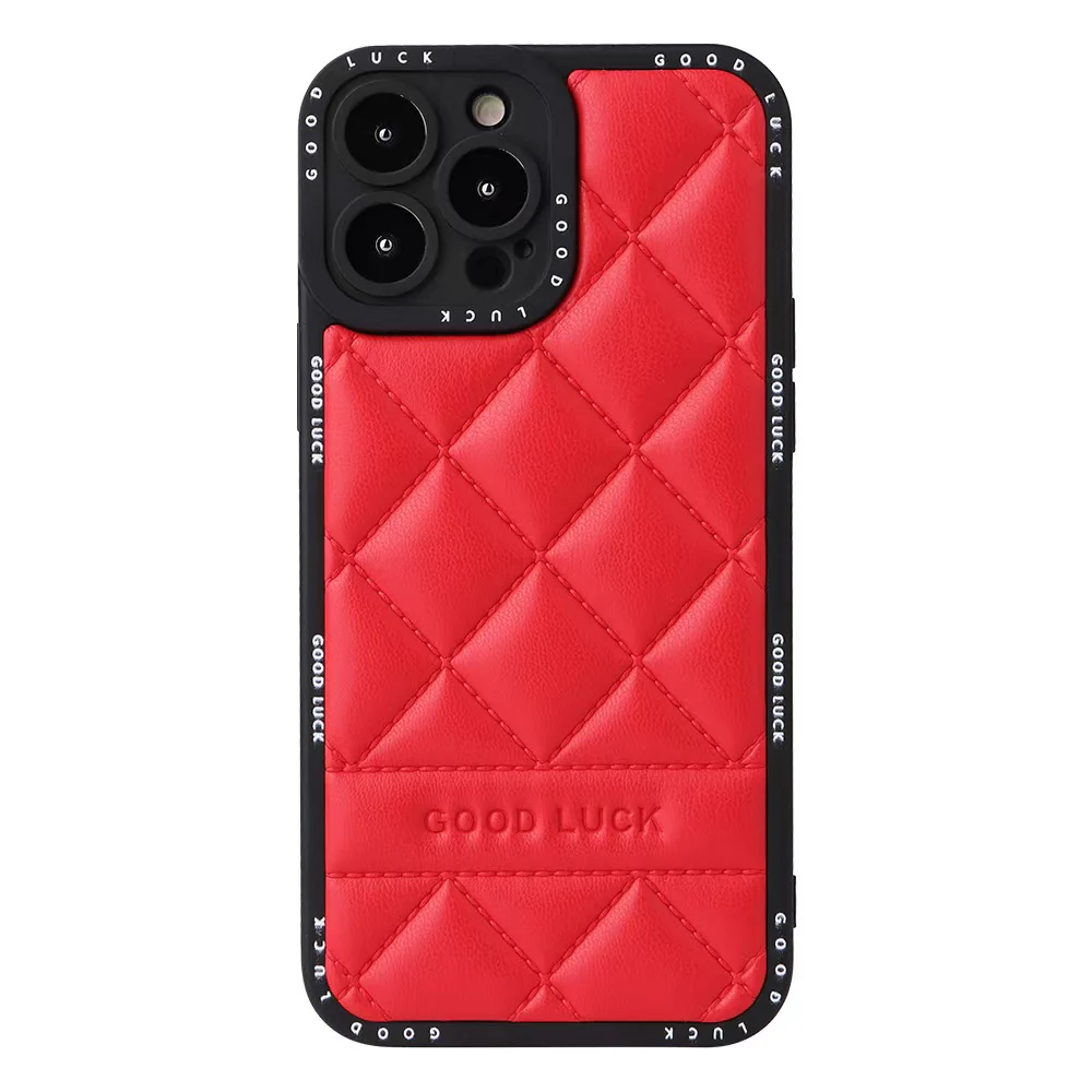 Apple iPhone 15/Pro/Pro Max/Plus Diamond Pattern Full-Body Shockproof Leather case - Image 10