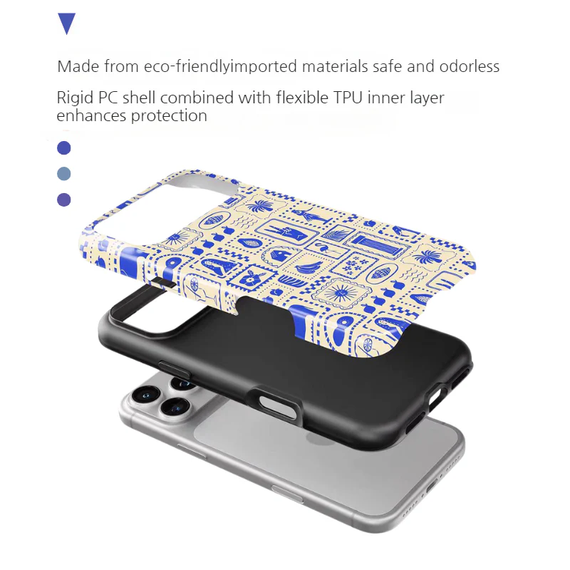 Apple iPhone 17/Air/Pro/Max - Geometric Totem Shockproof Phone Case - Image 6